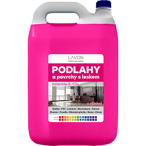 LAVON floor and surface cleaner with shine, magnolia and rose, 5 l