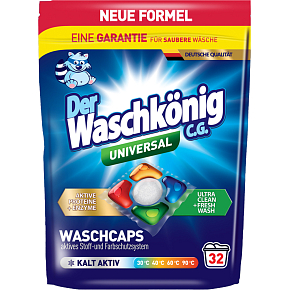 WaschKönig washing capsules Universal – 32 pcs