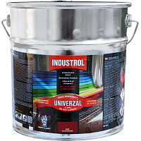 Industrol S2013 universal glossy top coat for metal and wood, 8440 reddish brown, 9 l