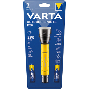 Varta Flashlight F20 Outdoor Sports Handheld, 1 pc