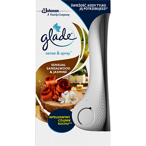 Glade air freshener Sense & Spray and refill Sensual Sandalwood & Jasmine, 1 + 18 ml