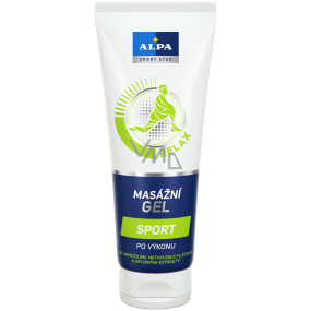 Alpa Sport Star Relax Sport after exercise massage gel with menthol, methyl salicylate and herbal extracts 210 ml