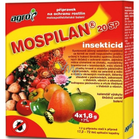 Agro Mospilan 20 SP insecticide plant protection product 4 x 1.8 g