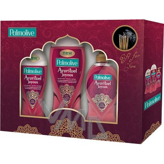 Palmolive Ayurituel Joyous shower gel 250 ml + foam 500 ml + soap 250 ml, cosmetic set
