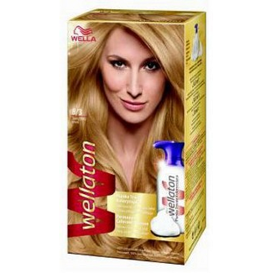 Wella Wellaton Foam Hair Color 8/3 Light Golden Blonde