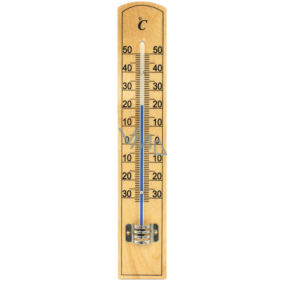 Schneider Room Thermometer Mini II, wooden 200 x 34 mm