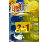 Bref Duo Aktiv Extra Clean & Fresh Lemon WC gel spare curtain 3 x 60 ml