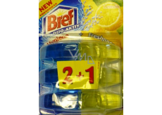 Bref Duo Aktiv Extra Clean & Fresh Lemon WC gel spare curtain 3 x 60 ml