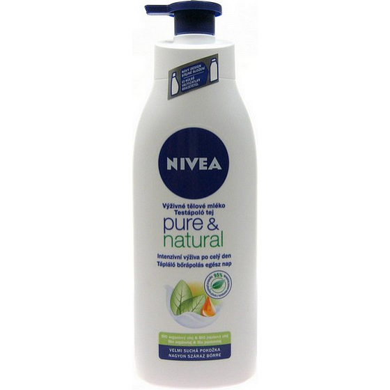 Nivea Pure & Natural Nourishing body lotion for very dry skin 400 ml