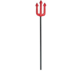 Devil's pitchfork with glitter 58 cm
