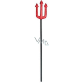 Devil's pitchfork with glitter 58 cm