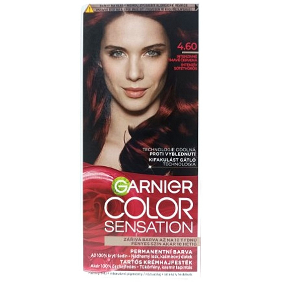 Garnier Color Sensation Hair Color 4.60 Intense dark red