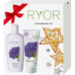 Ryor Lavender Body Lotion 300 ml + shower gel 200 ml, cosmetic set