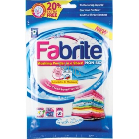 Fabrite Fresh Linen Washing Powder Slices 20 Wash 20 Pieces