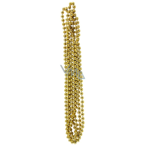 Gold beads 8 mm, 2.7 m