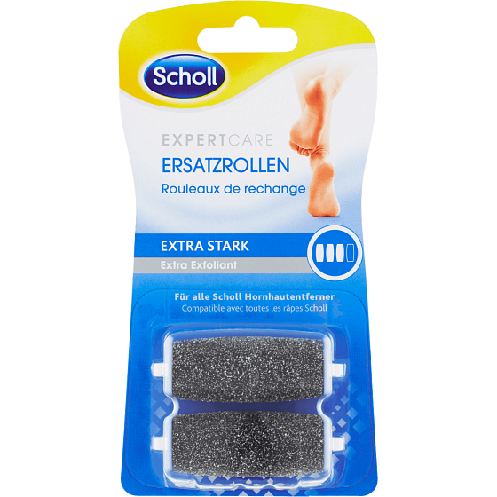 Scholl Expert Care Extra Exfoliant extra rough with sea minerals spare head for electric file 2 pieces