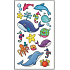 Tattoo decals colored children's Sea World 15 x 8.5 cm