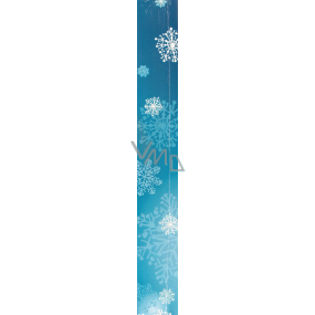 Nekupto Gift wrapping paper 70 x 500 cm Christmas Dark blue snowflakes