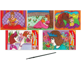 Princess water painting 28 x 21.5 cm 1 piece