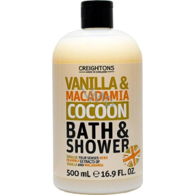 Creightons Vanilla & Macadamia shower gel and foam 500 ml