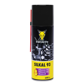 Coyote Silkal 93 silicone oil lubricant for bearings, pivots, electrical and starting devices, bicycles.. spray 200 ml