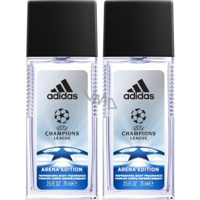 Adidas UEFA Champions League Arena Edition perfumed deodorant glass for men 2 x 75 ml, duopack