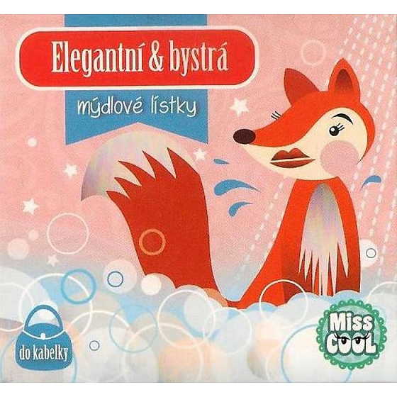 Nekupto Miss Cool Soap Leaves Fox Elegant & Bright 15 pieces 1 pack