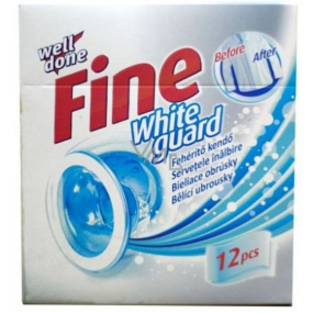 Well Done Fine White Guard Bleaching wipes for washing 12 pieces