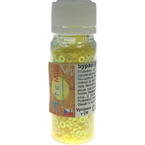 Art e Miss Sprinkler glitter for decorative use Yellow circles 14 ml