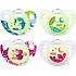Nuk Trendline Day and night orthodontic silicone comforter 6-18 months 2 pieces