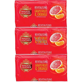 Cussons Imperial Leather Revitalizing Grapefruit & Orange toilet soap 3 x 100 g