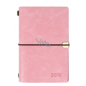 Albi Diary 2019 Weekly Luxury Pink 10 x 17.8 x 1.1 cm