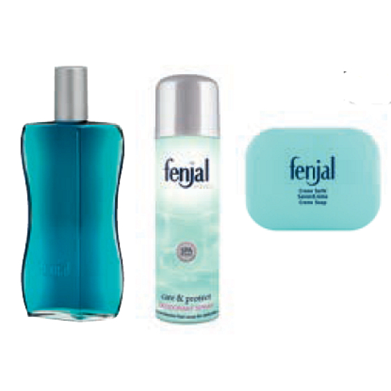 Fenjal Classic bath foam 200 ml + deodorant spray 150 ml + toilet soap 100 g, cosmetic set