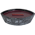 WoodWick Black Cherry - Black Cherry Collection Premium scented candle with wooden wide wick and boat lid 453 g