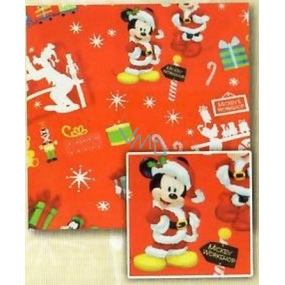 Nekupto Gift wrapping paper 70 x 150 cm Christmas Red, Mickey Mouse