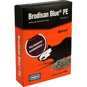 Brodisan Blue PE granules for rodent control, 150 g