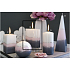 Lima Verona candle gray ellipse 110 x 125 mm 1 piece