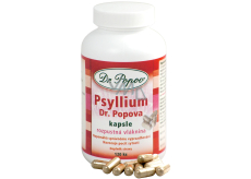 Dr. Popov Psyllium Soluble fiber, induces a feeling of satiety, supports the metabolism of the capsule 120 pieces 104 g