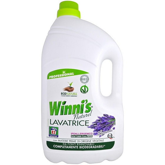 Winnis Eko Lavatrice Lavender Laundry Gel for all types of fibers, delicate and colored garments 100 washes 5l