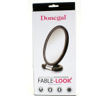 Donegal Double-sided cosmetic mirror oval 13 x 17 cm