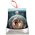 Albi Glass Christmas ornament with animals - German Spitz 7.5 cm x 8 cm x 3.6 cm
