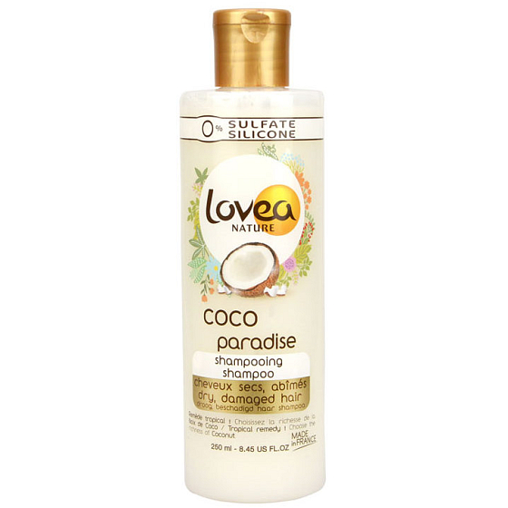 Lovea Coconut Oil Shampoo for Dry and Damaged Hair 250 ml