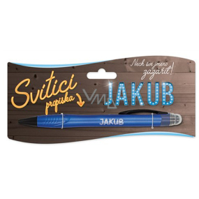 Nekupto Glowing pen named Jakub, touch tool controller 15 cm
