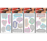 Strictly confidential scratch-off bubble sticker 8 x 18.5 cm