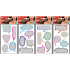 Strictly confidential scratch-off bubble sticker 8 x 18.5 cm