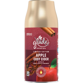 Glade Apple Cozy Cider automatic air freshener with the scent of hot apple cider and fragrant cinnamon, refill spray 269 ml