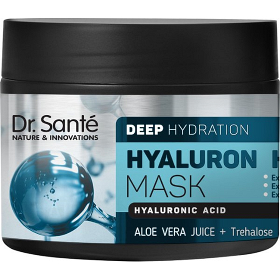Dr. Santé Hyaluron Hair Deep Hydration Mask for dry, dull and brittle hair 300 ml
