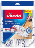 Vileda Turbo Replacement Microfibre 3-in-1 Head 40% more cleaning power