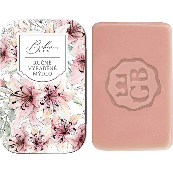 Bohemia Gifts Vine handmade toilet soap with glycerine in a tin box 80 g