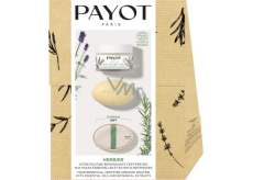 Payot Box Herbier Creme Universelle BIO universal skin cream with lavender oil 50 ml + Solid nourishing cream for body and face with rosemary essential oil 1 piece + Loofah gloves 1 piece, cosmetic set 2022